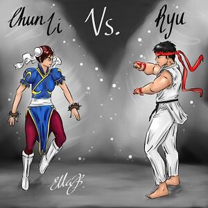 Chun Li and Ryu
