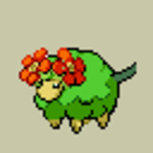 I made this fakemon with mareep+bellossum! What should I call it? Floreep? XD