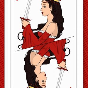 I made this on a website! It's me as a queen of hearts. I love dress up games! I'll admit they're pretty fun.