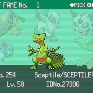 Sapphire Re-run Team:
Sceptile
Mawile
Absol
Glalie

Helper:
Marill
Tropius