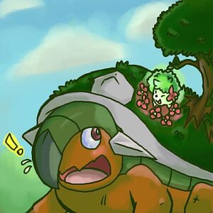 My profile picture. It makes the normally badass Torterra look huggably cute. (Sounds oddly flamboyant of me to say that. o.O)