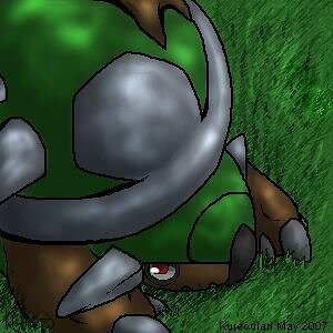 Another rather cute picture of Torterra. I like this one for the darker lighting and the fact that it brings out the Ownage Turtle's eyes.