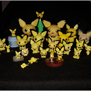 All my Pichu figures in one picture. :D
