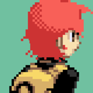 Uhm. The guy who I was attempting to sprite has weird hair... I think it goes up too high. Plus it's not resized.