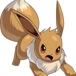 Eevee in the heat of battle. I asked, and the artist wanted to remain anonymous.