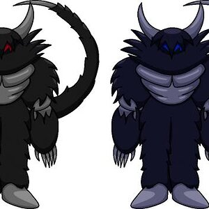 Nemeris (Meru's bad evolution)
"It is the single most deadliest killer in the Muki Region. Driven by hatred towards man and with a thirst of power, Ne