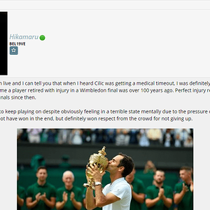 47,000 posts! And me commemorating Federer's 19th Grand Slam title too.