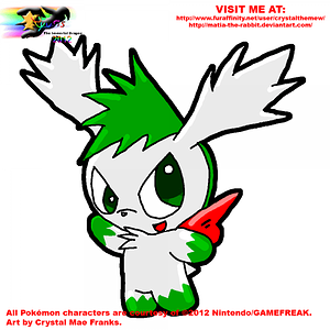 Anthropomorphized Shaymin! XD