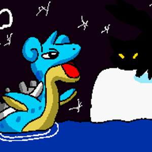 I drew Lapras and that Kyurem on the 10th day of Christmas 2014.