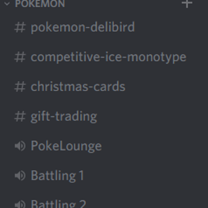 my christmas renaming of all the discord text channels: year 2. we've got a lot more of them this time.