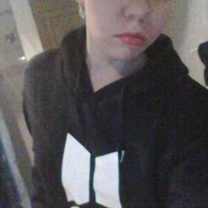 Aaayyyyeee, it's me in my bts hoodie. Sorry for the bad photo quality, my old phone's camera wasn't the best, oofles.