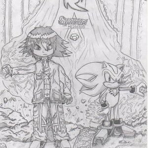 Double Shadow
This is the drawing I use on the front my school binder.