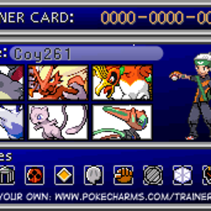 trainer card has my true diamond pokemon