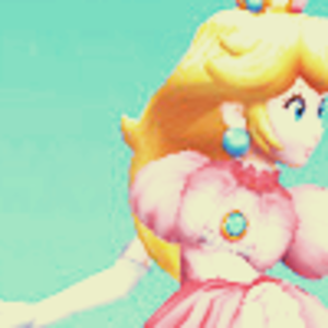 a pichi-hime or ~*super fabulous princess peach*~ icon.