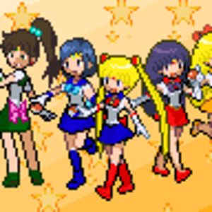 The sailor scouts are now pokemon trainers which means double power.